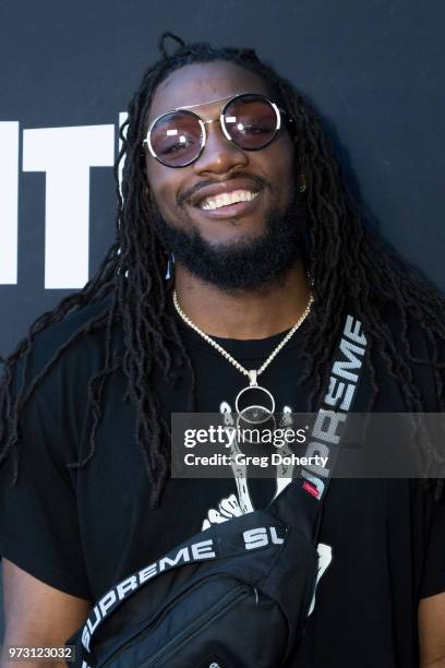 Kenneth Faried attends the Epic Games Hosts Fortnite Party Royale on June 12, 2018 in Los Angeles, California.