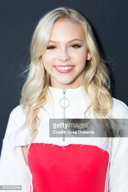 Jordyn Jones attends the Epic Games Hosts Fortnite Party Royale on June 12, 2018 in Los Angeles, California.