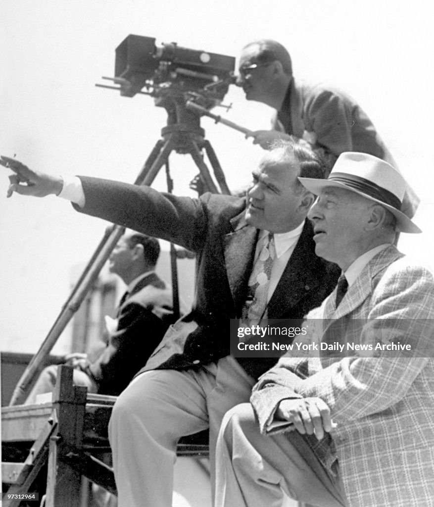 Hal Ritch Hal Roach showing D.W. Griffith around the studio. News Photo - Getty ...