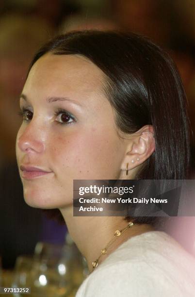 Mayor Michael Bloomberg's 19-year-old daughter, Georgina, is present for a luncheon at the St. Regis Hotel on Fifth Ave., where the American Cancer...