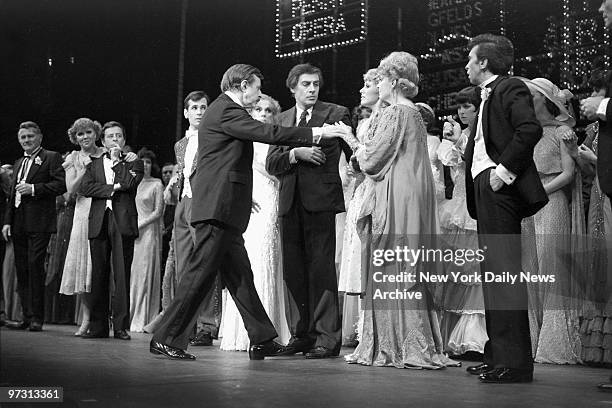 David Merrick reaches out to Wanda Richert, who co-stars in the show, after he announced the death of legendary choreographer and director Gower...