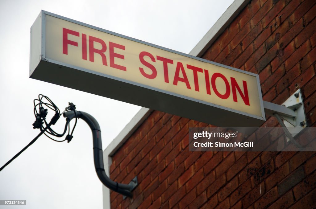 Fire station illuminated sign