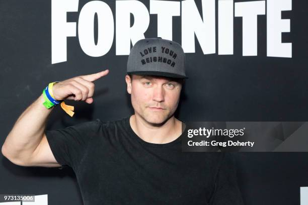Scott Porter attends the Epic Games Hosts Fortnite Party Royale on June 12, 2018 in Los Angeles, California.