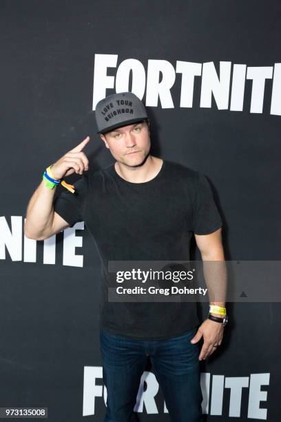 Scott Porter attends the Epic Games Hosts Fortnite Party Royale on June 12, 2018 in Los Angeles, California.