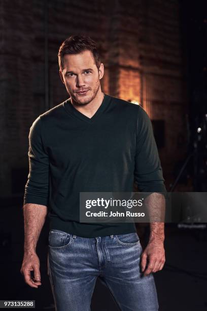 Actor Chris Pratt is photographed on March 8, 2018 in Los Angeles, California.