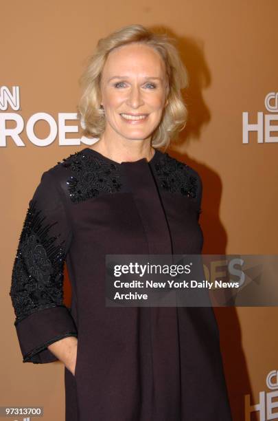 Glenn Close at the CNN Heroes:An All -Star Tribute held in the American Museum of Natural History