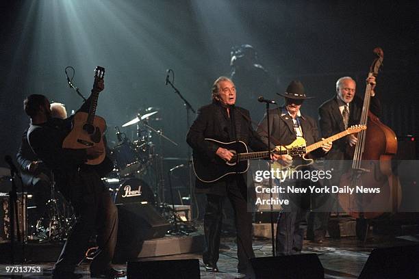 Johnny Cash joins in tribute to him at the Hammerstein Ballroom. Show will be a TNT TV special.,