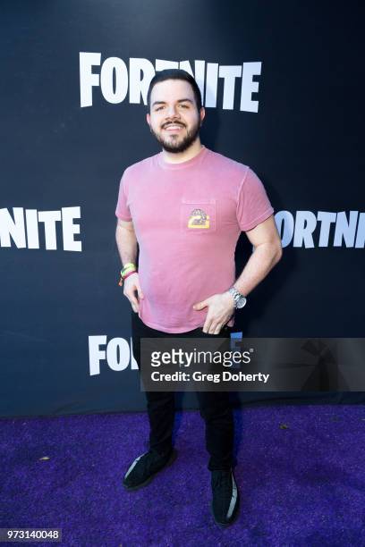 Jack "CouRage" Dunlop attends the Epic Games Hosts Fortnite Party Royale on June 12, 2018 in Los Angeles, California.