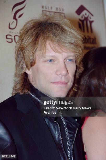 Jon Bon Jovi attends the "R.S.V.P. To Help" Fundraiser held at Tribeca Rooftop.