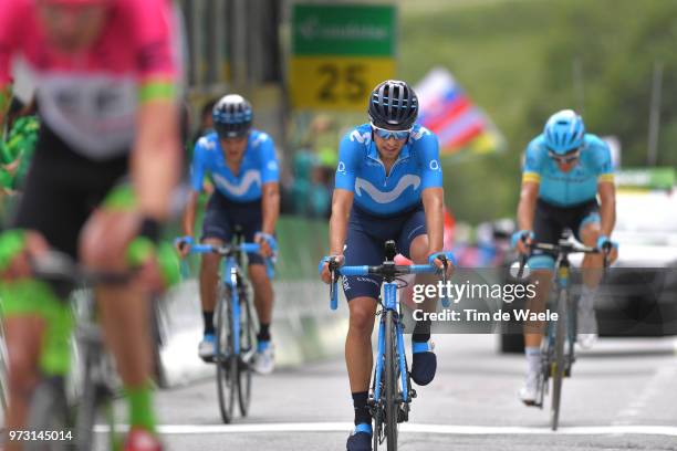 Arrival / Mikel Landa Meana of Spain and Movistar Team / Disappointment / during the 82nd Tour of Switzerland 2018, Stage 5 a 155,7km stage from...