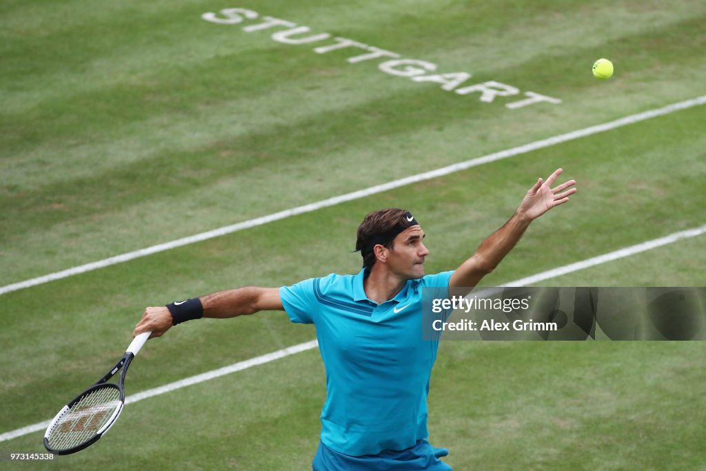 Roger Federer v Mischa Zverev - Mercedes Cup Stuttgart