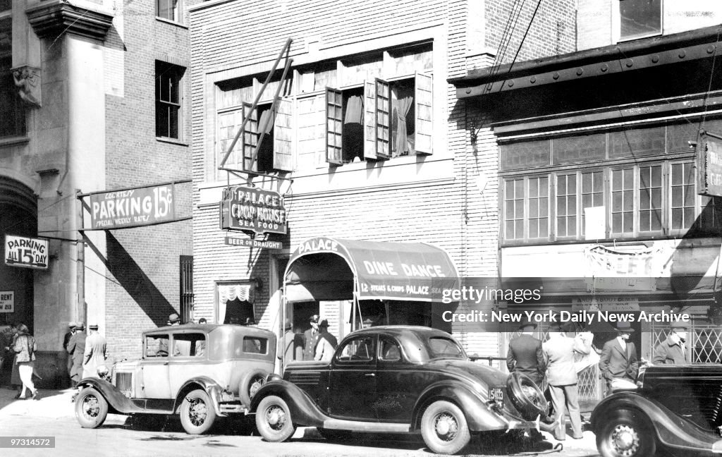 Obscure Palace Chop House in Newark, New Jersey where enemie