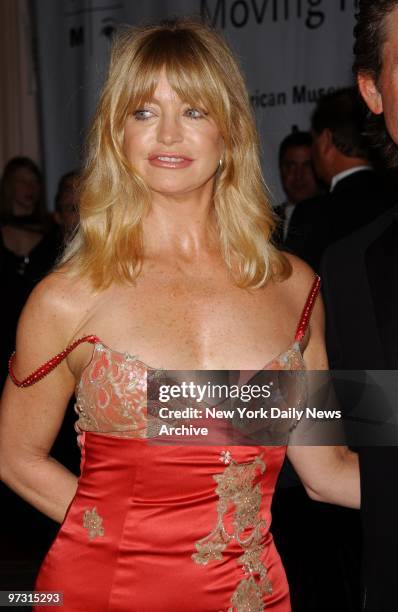 Goldie Hawn at the American Museum of the Moving Image's salute to Mel Gibson at the Walforf-Astoria.