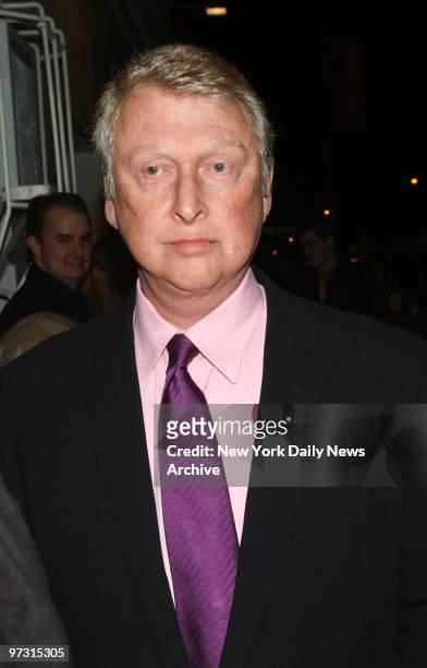 Director Mike Nichols arrives for the opening night of "Elaine Stritch at Liberty" at the Neil Simon Theatre on W. 52nd St. The show recently moved...