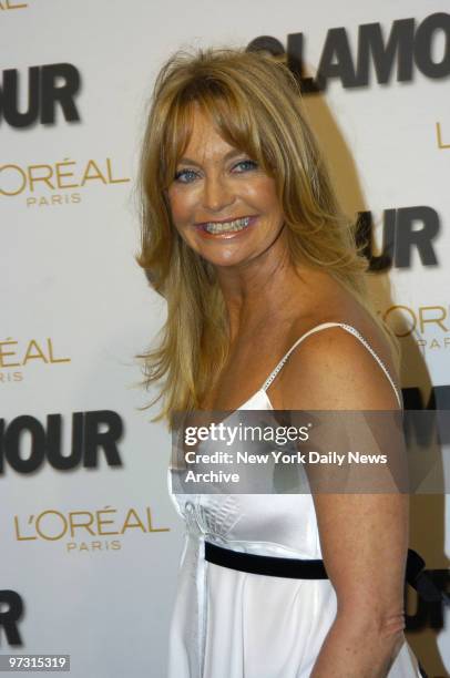Goldie Hawn attends the Glamour Magazine 2005 "Women of the Year" awards at Lincoln Center's Avery Fisher Hall. Hawn as honored with "The Laugh...