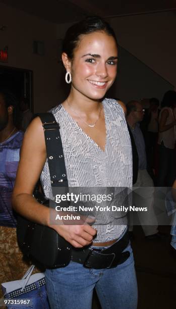 Jordana Brewster arrives at Entertainment Weekly magazine's annual It List party at Milk Studios on W. 15th St.
