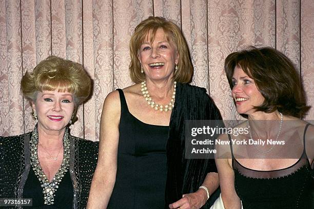 Debbie Reynolds, Vanessa Redgrave and Sally Field get together at Avery Fisher Hall for the Film Society of Lincoln Center Gala Tribute to Jane Fonda.