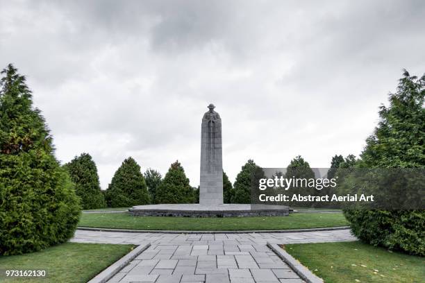 war memorial, ypres, belgium - belgium aerial stockfoto's en -beelden