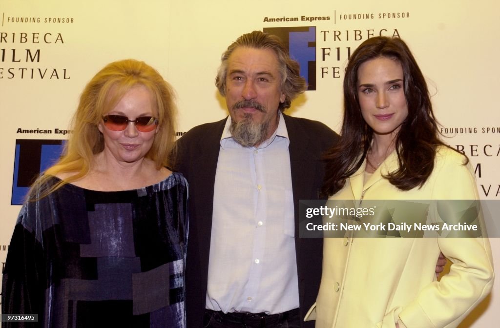 Tuesday Weld, Robert De Niro and Jennifer Connelly (l. to r.