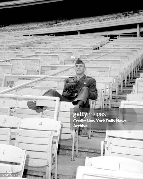 Tug McGraw, a Marine reservist now, signed Mets contract, his first, to pitch this season for $9,500.