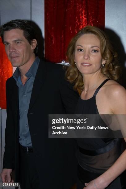 Josh Brolin and Diane Lane arrive at the restaurant Noche for the New York Film Critics Circle 68th Annual Awards Dinner. Lane won Best Actress for...