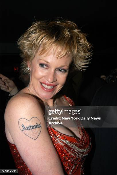 Melanie Griffith is on hand to celebrate the opening night of the Broadway musical revival "Nine" during an after-party at the China Club. Griffith's...