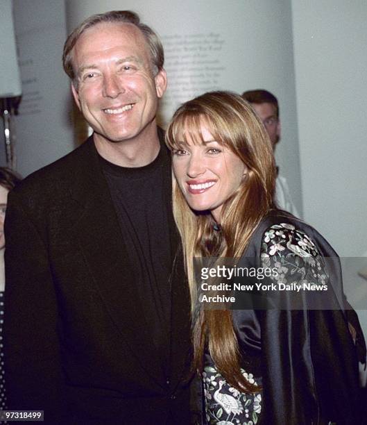Director James Keach and his wife, actress Jane Seymour, are on hand at the Guggenheim Museum for a Make-A-Wish Foundation benefit auction.