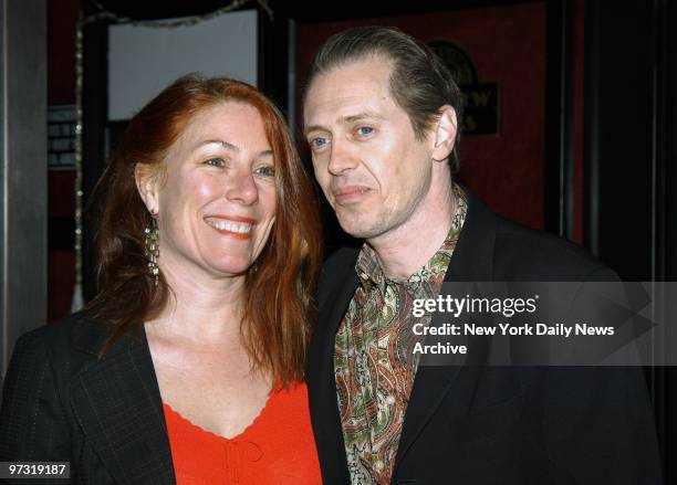 Steve Buscemi and wife Jo are on hand at the Ziegfeld Theatre on W. 54th St. For the world premiere of "Big Fish." He's in the film.