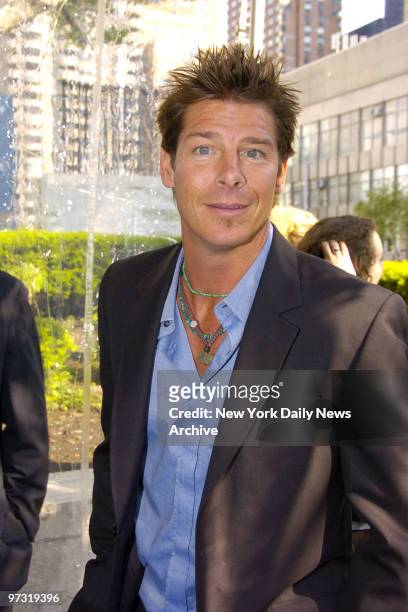 Ty Pennington arrives at Lincoln Center for ABC's UpFront presentation. He stars in the television program "Extreme Makeover: Home Edition."