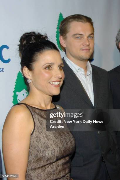 Julia Louis-Dreyfus and Leonardo DiCaprio are at Cipriani 42nd St. For the annual New York "Forces for Nature" gala benefiting the Natural Resources...