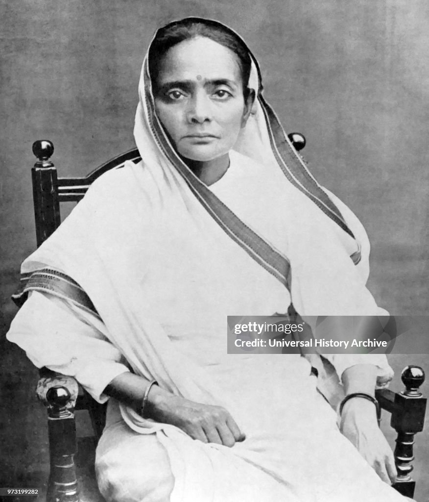 Kasturba Mohandas 'Kasturba' Gandhi (1869 22 February 1944)