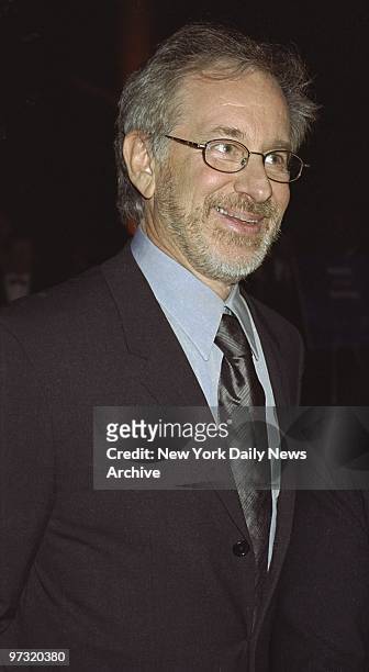 Steven Spielberg attends a benefit for the Shoah Foundation, an extensive library of videotaped oral histories taken from Holocaust survivors, at the...