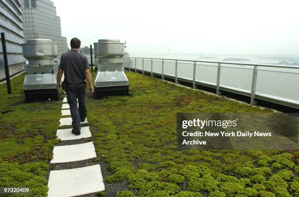 Green roofs in Battery Park ., - The green roof on the 29th floor of the Solaire apartment bldg. At 20 River Terrace., - Maintenance Supervisor,...