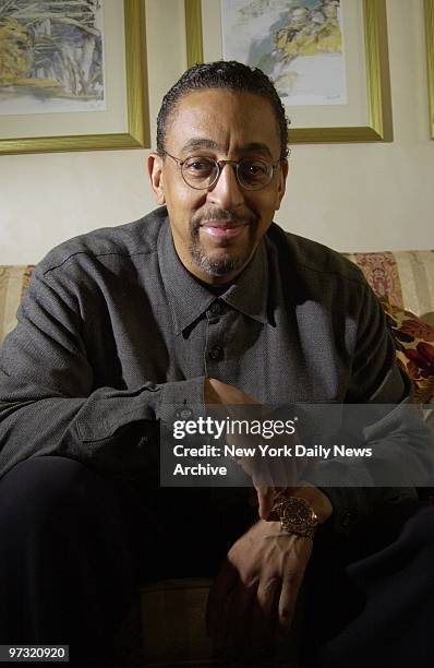 Gregory Hines talks about his new film, "Bojangles," at the Rhiga Royal Hotel on W. 54th St.