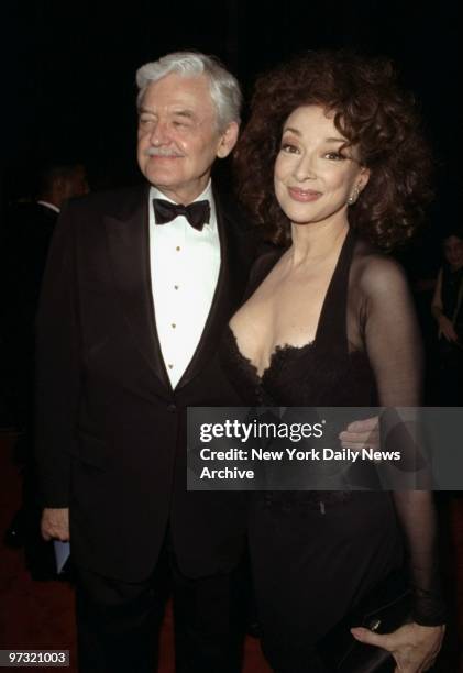 Hal Holbrook and Dixie Carter arrive for the Tony Awards presentations at Radio City Music Hall.