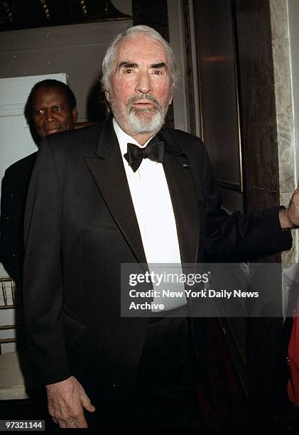 Gregory Peck arrives at the Plaza Hotel for the Third Annual Red Ball benefiting the Children's Advocacy Center of Manhattan and the Mary Lea Johnson...