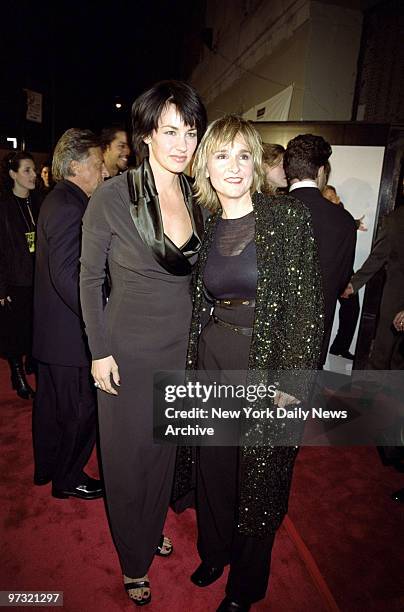 Julie Cypher and Melissa Etheridge at GQ Men of the Year award ceremony at the Beacon Theater.