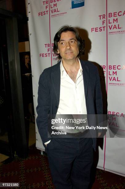 Griffin Dunne arrives at the Ziegfeld Theatre to attend the premiere of "The Interpreter" on opening night of the fourth annual Tribeca Film Festival.