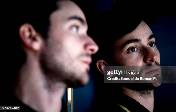 Alvaro Fontalba poses during a portrait session at Hotel Iberostar Las Letras in Madrid on June 8, 2018 in Madrid, Spain.