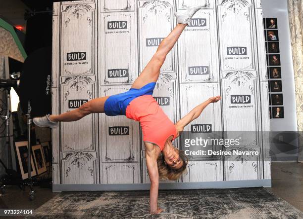 Stunt-woman Jessie Graff "Tumbleweed" visits Build Series to discuss 'American Ninja Warrior' at Build Studio on June 13, 2018 in New York City.