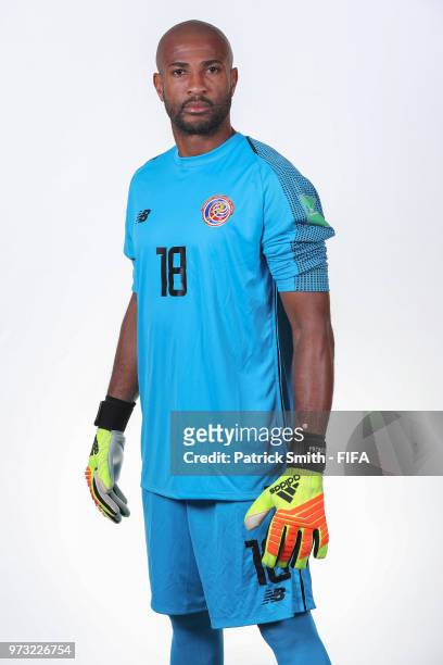 Patrick Pemberton of Costa Rica poses for a portrait during the official FIFA World Cup 2018 portrait session at the Hilton Saint Petersburg...