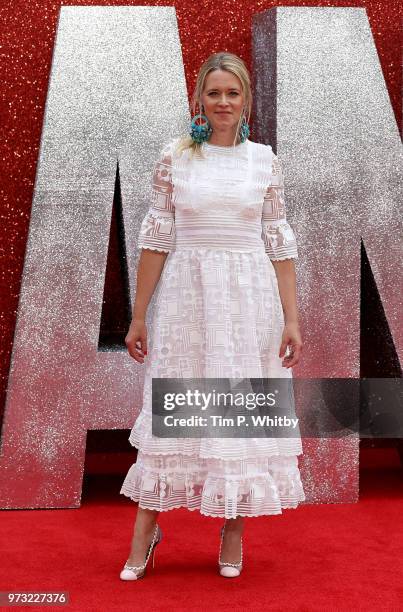 Edith Bowman attends the 'Ocean's 8' UK Premiere held at Cineworld Leicester Square on June 13, 2018 in London, England.