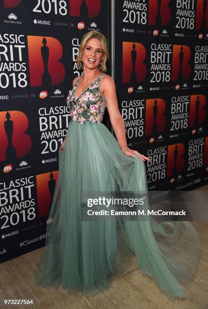 Charlotte Hawkins attends the 2018 Classic BRIT Awards held at Royal Albert Hall on June 13, 2018 in London, England.