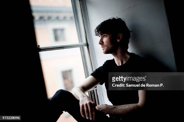 Alvaro Fontalba poses during a portrait session at Hotel Iberostar Las Letras in Madrid on June 8, 2018 in Madrid, Spain.