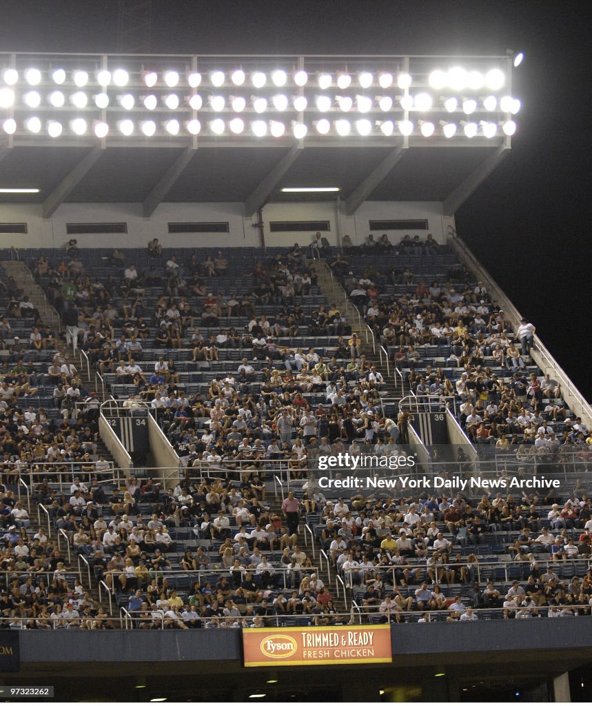 Upper deck where 6th-inning solo homer by New York Yankees' 