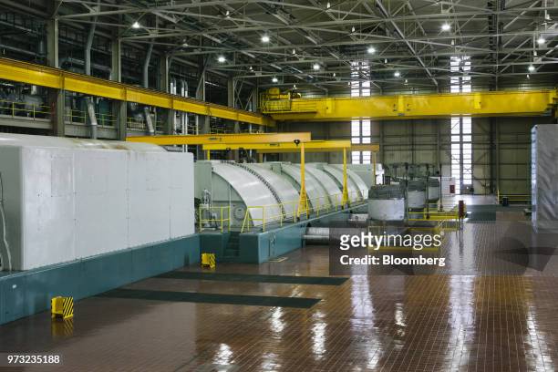 The turbine deck is seen at the Exelon Corp. Three Mile Island nuclear power plant in Middletown, Pennsylvania, U.S., on Wednesday, April 11, 2018....