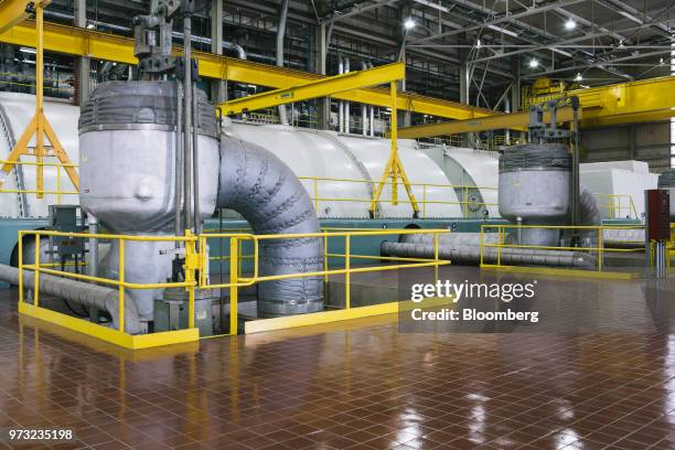 The turbine deck is seen at the Exelon Corp. Three Mile Island nuclear power plant in Middletown, Pennsylvania, U.S., on Wednesday, April 11, 2018....