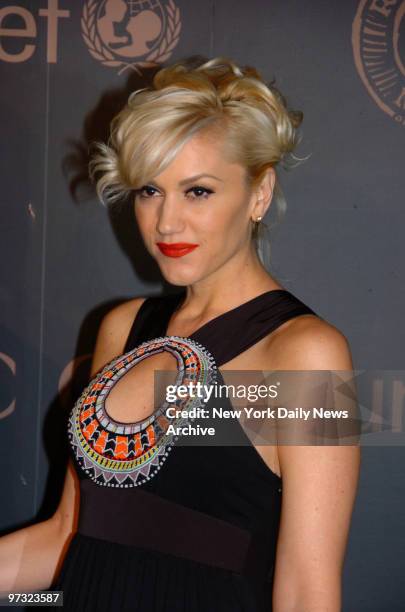 Gwen Steffani at the 'A Night To Benefit Raising Malawi And Unicef" held at the United Nations