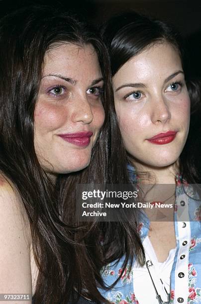 Mia Tyler and Liv Tyler get together at a benefit and auction for Cyrinda Foxe-Tyler at CBGB's on the Bowery. Mia's mom, Foxe-Tyler, ex-wife of...