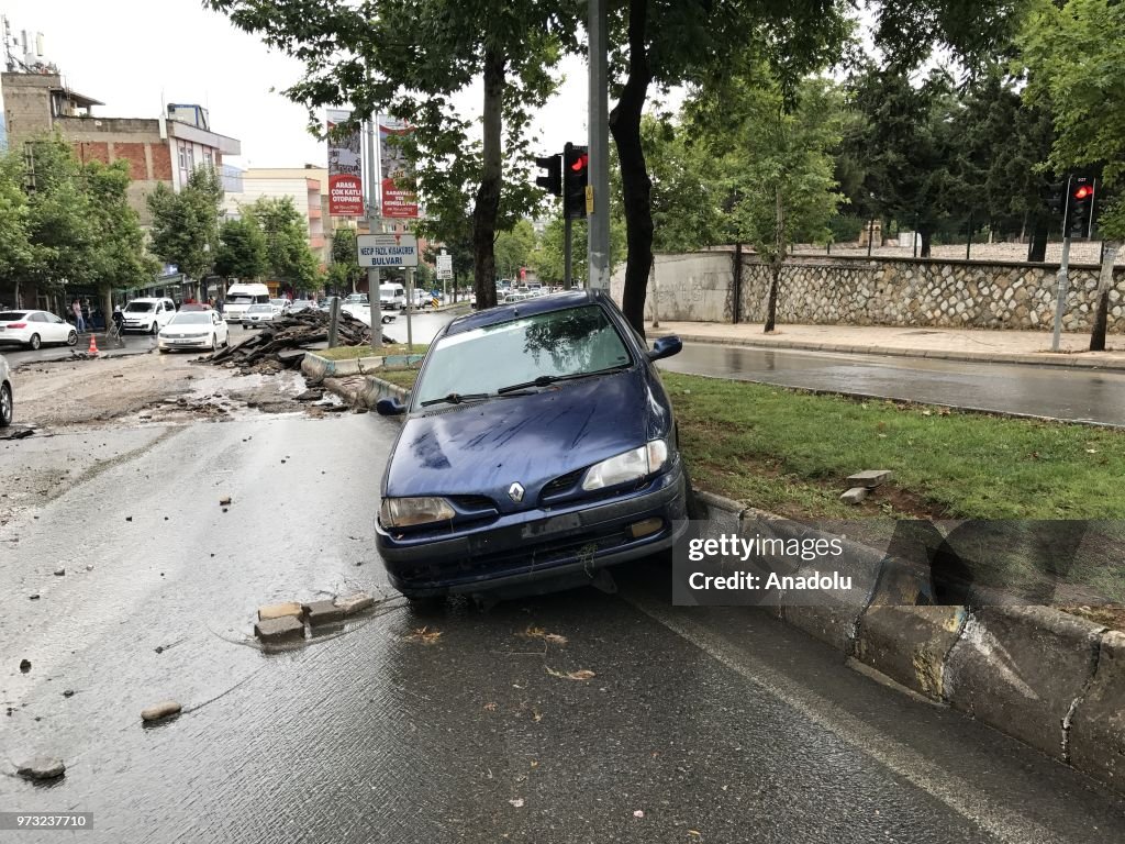 Flash flood in Turkey's Kahramanmaras
